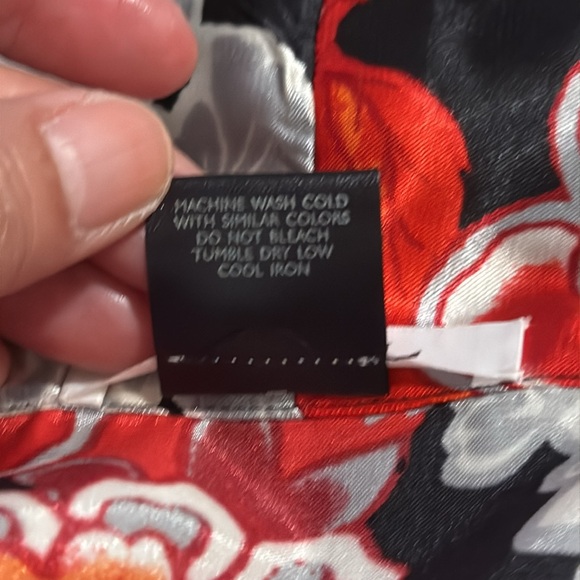 Natori Private Luxuries Taisho Romance Kimono Robe Multicolor Floral Asian NWT-L - Picture 10 of 11